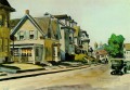 見通し通りの太陽 マサチューセッツ州グロスター 1934年 エドワード・ホッパー
